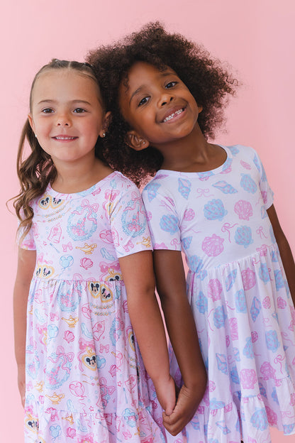 Cove - Ruffle Dress Blush Lotus