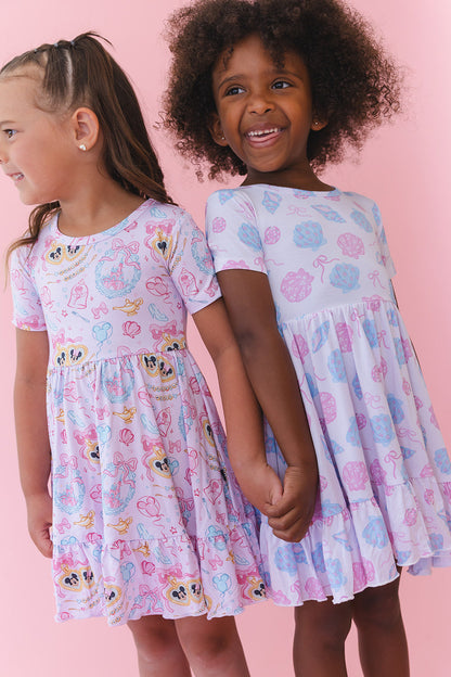 Cove - Ruffle Dress Blush Lotus