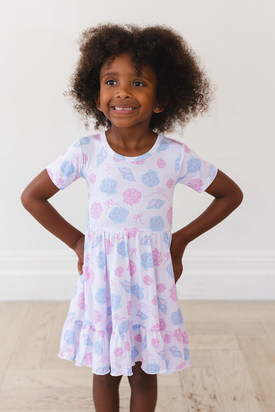 Cove - Ruffle Dress Blush Lotus
