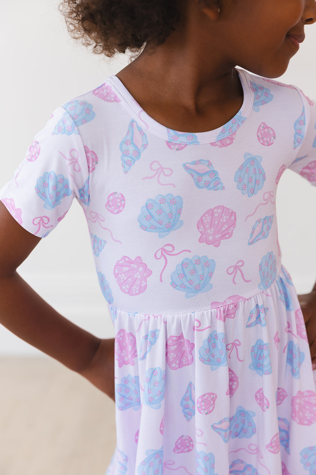 Cove - Ruffle Dress Blush Lotus