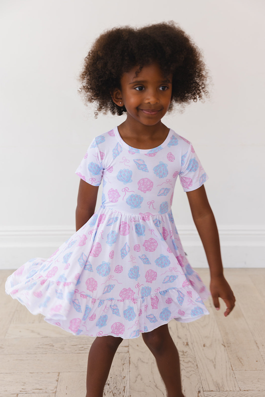 Cove - Ruffle Dress Blush Lotus