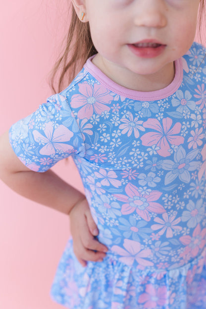 Posie - Bodysuit Dress Blush Lotus