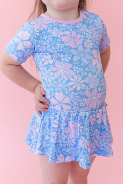 Posie - Bodysuit Dress Blush Lotus