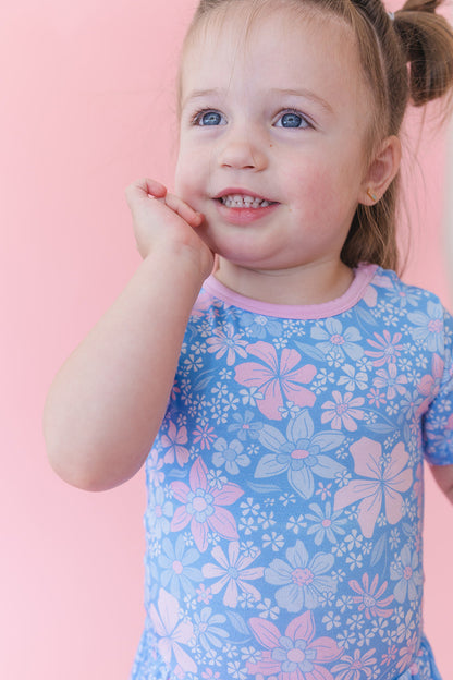 Posie - Bodysuit Dress Blush Lotus