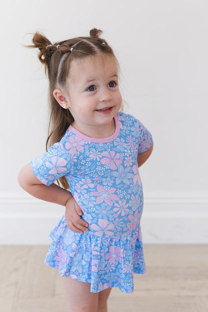 Posie - Bodysuit Dress Blush Lotus