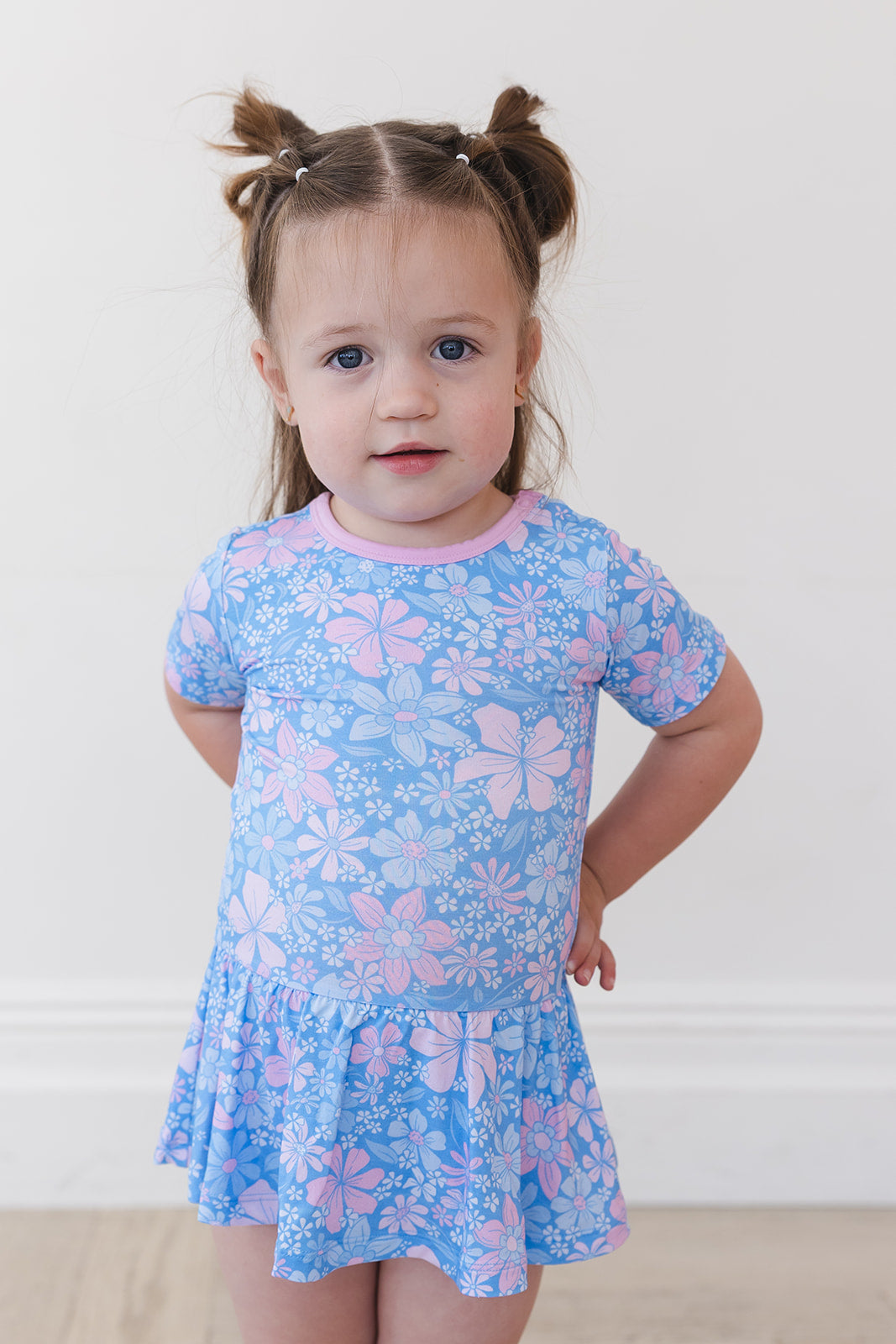 Posie - Bodysuit Dress Blush Lotus