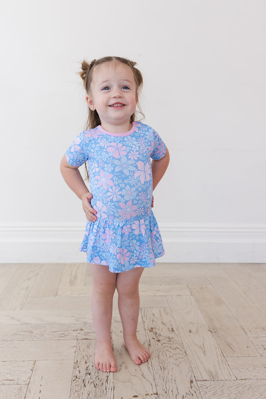 Posie - Bodysuit Dress Blush Lotus
