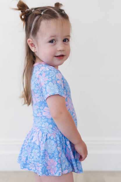Posie - Bodysuit Dress Blush Lotus