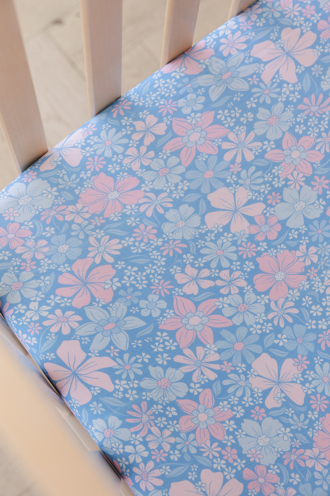 Posie - Crib Sheet Blush Lotus