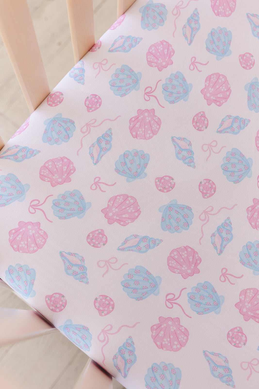 Cove - Crib Sheet Blush Lotus