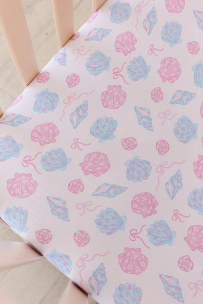 Cove - Crib Sheet Blush Lotus