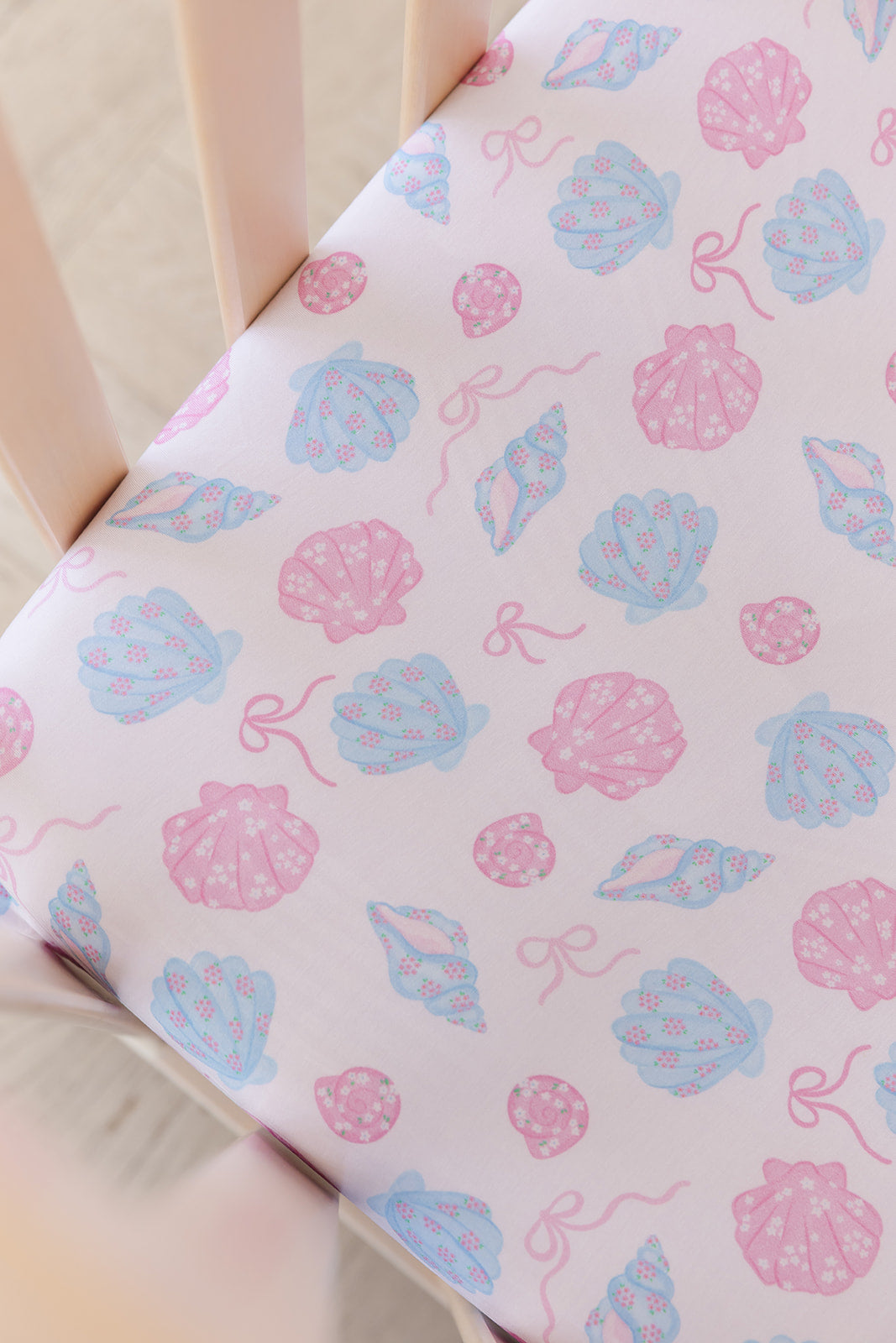Cove - Crib Sheet Blush Lotus
