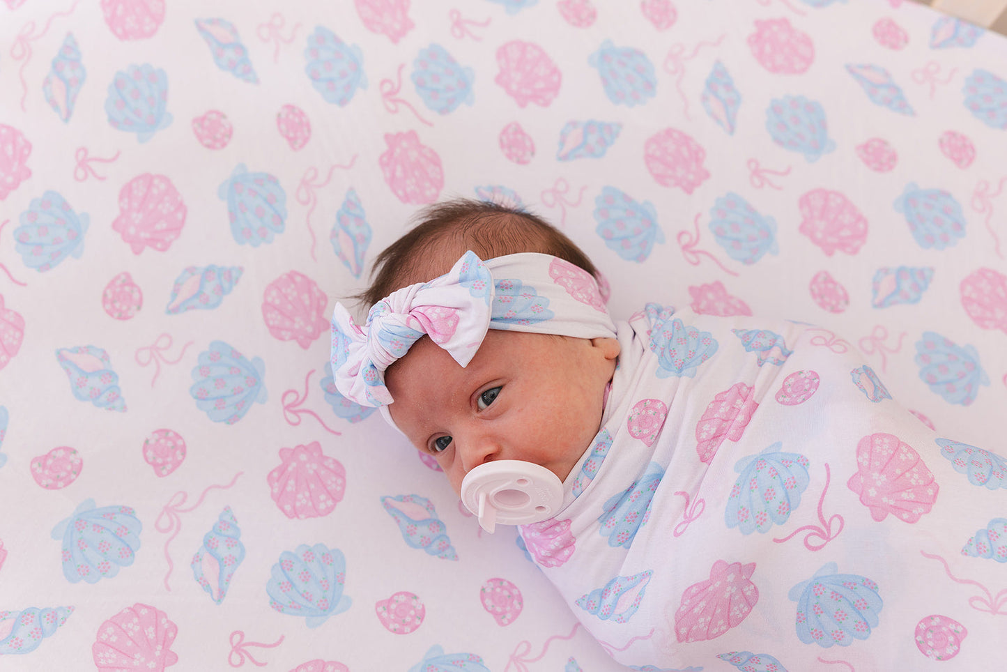 Cove - Swaddle Set Blush Lotus