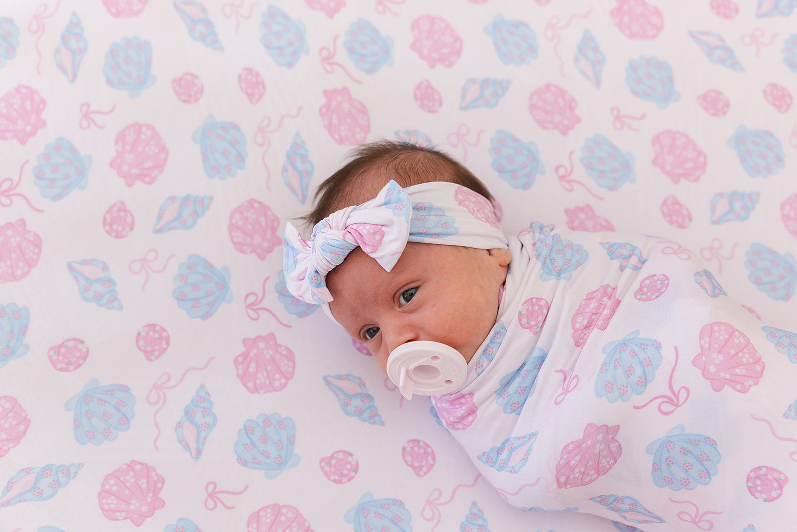 Cove - Swaddle Set Blush Lotus