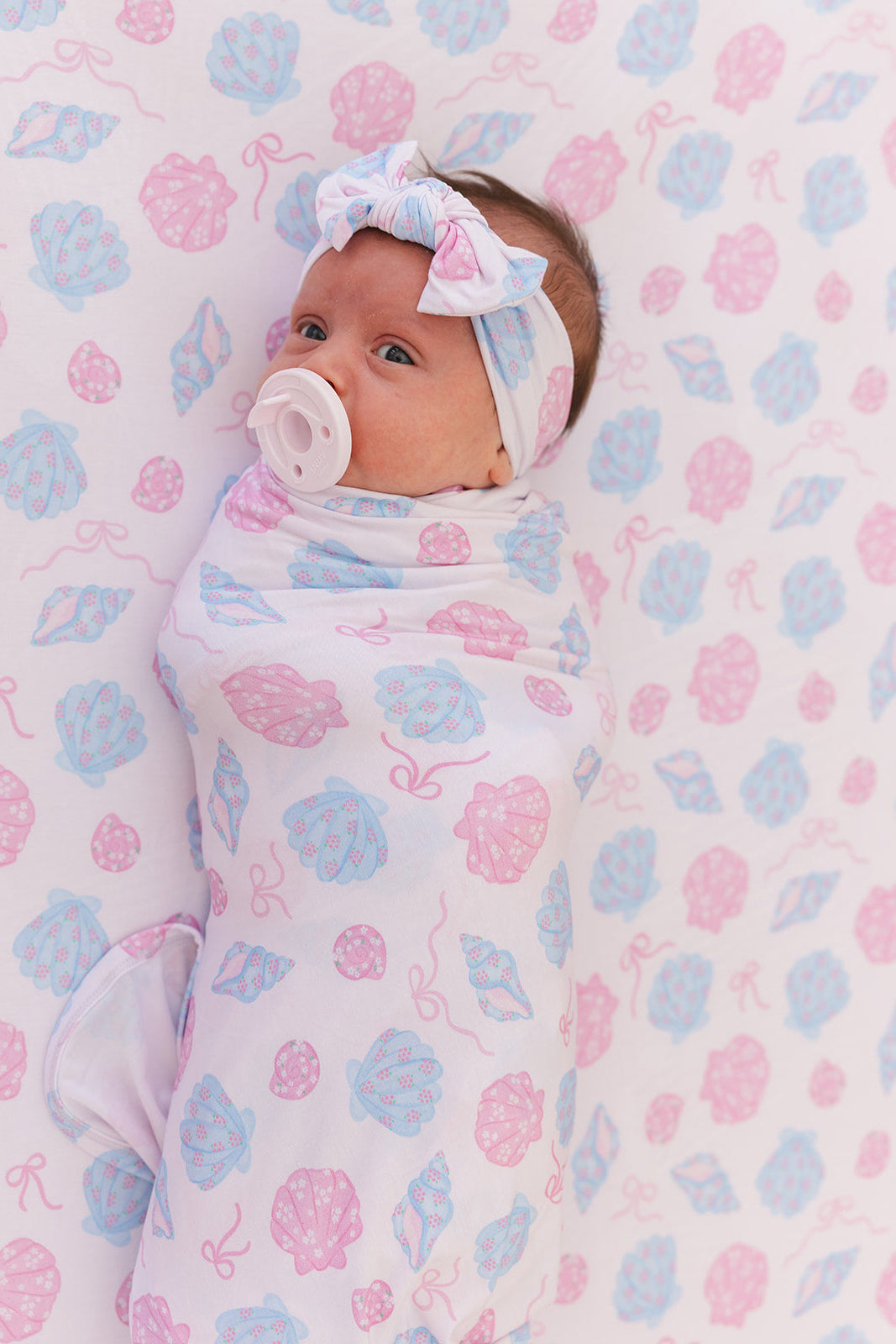 Cove - Swaddle Set Blush Lotus