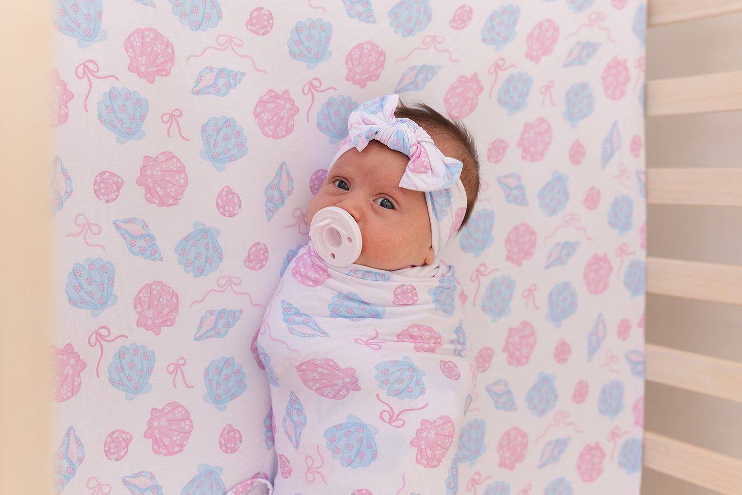 Cove - Swaddle Set Blush Lotus