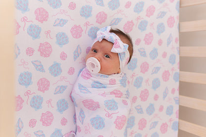 Cove - Swaddle Set Blush Lotus