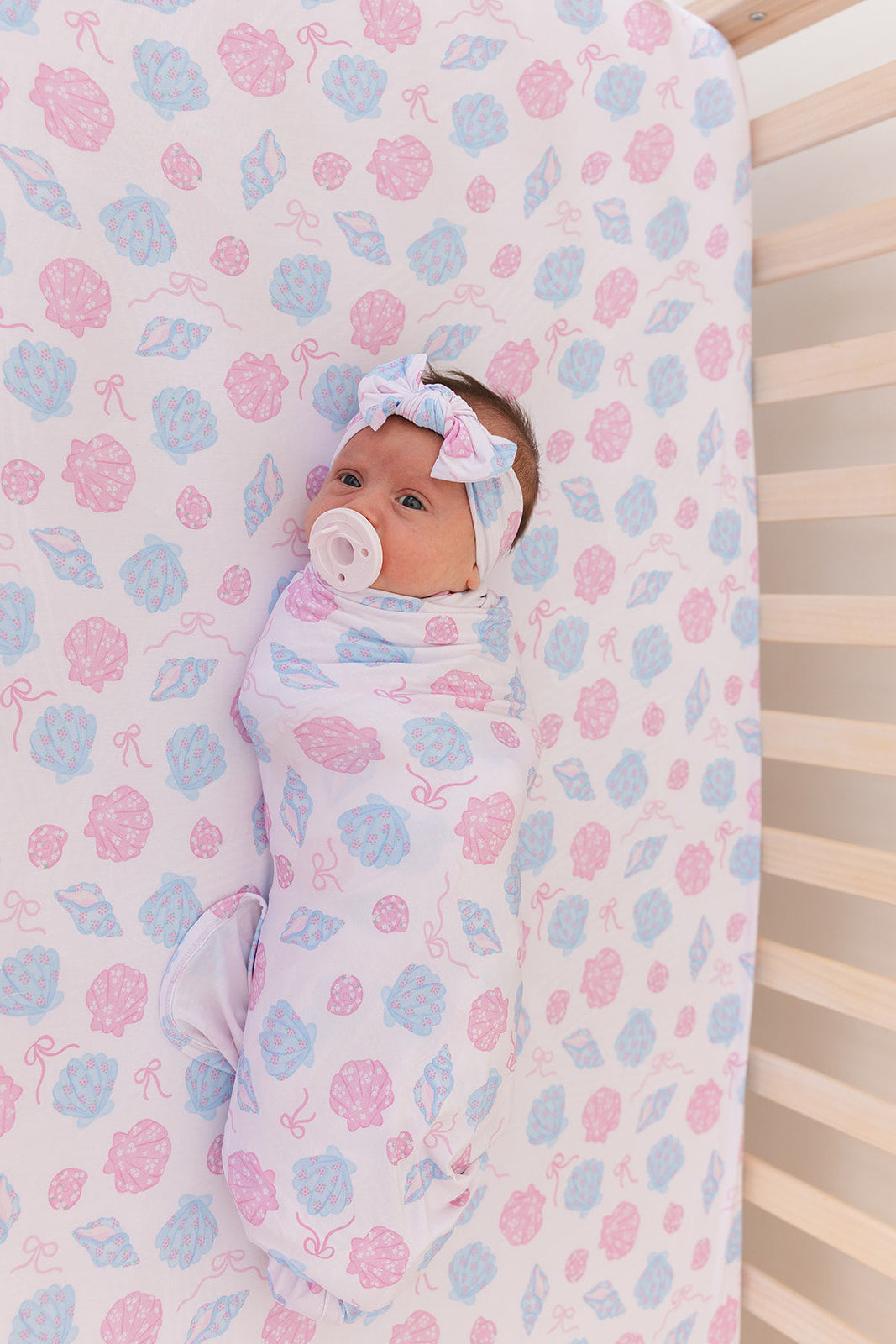 Cove - Swaddle Set Blush Lotus