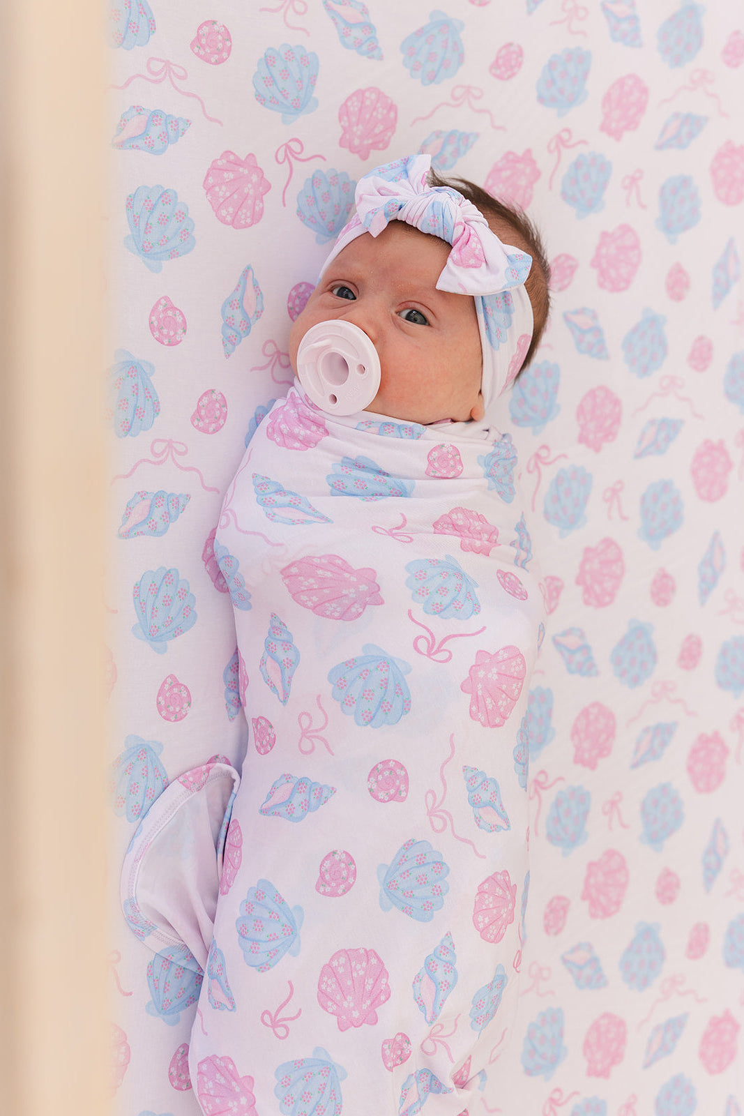 Cove - Swaddle Set Blush Lotus