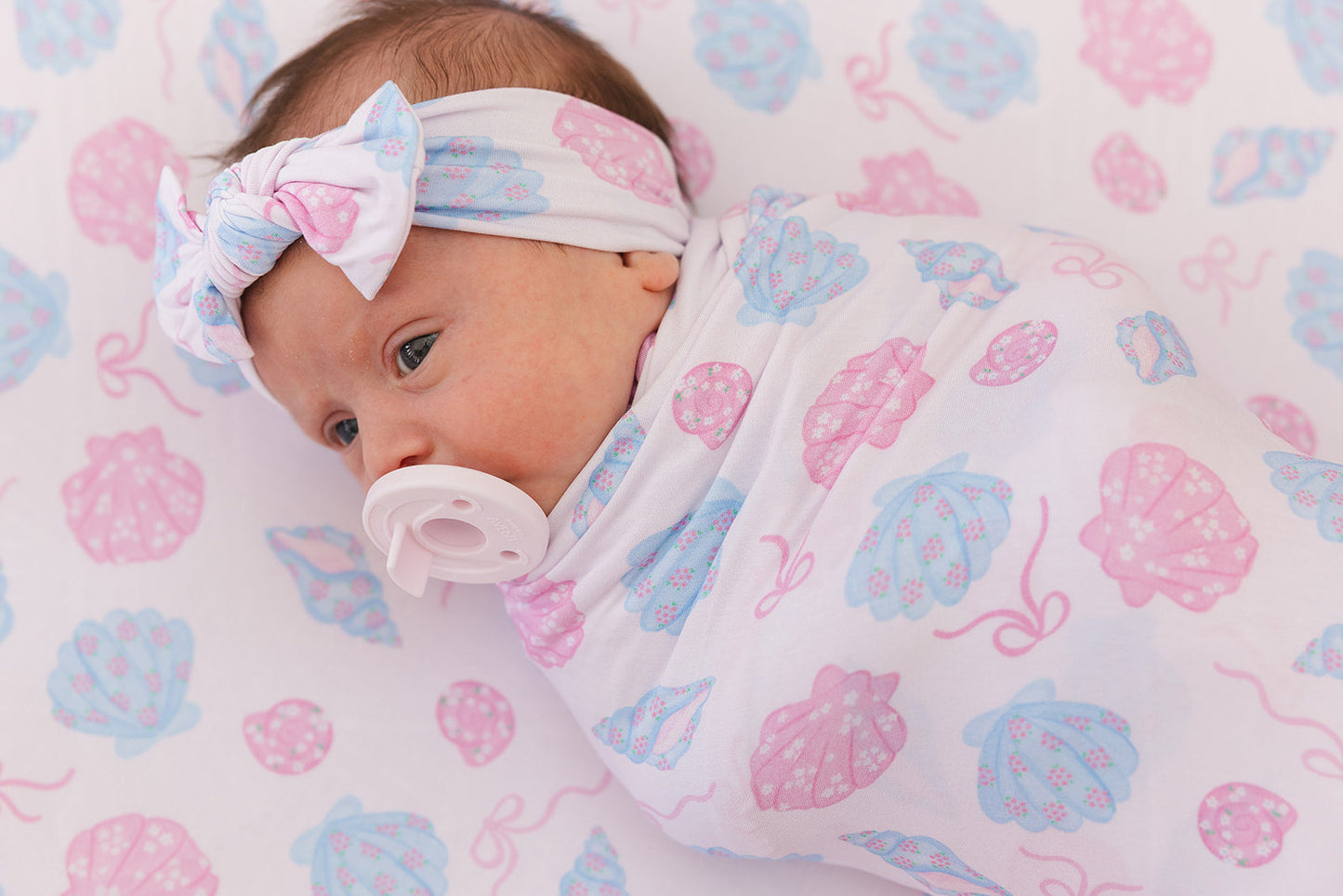 Cove - Swaddle Set Blush Lotus