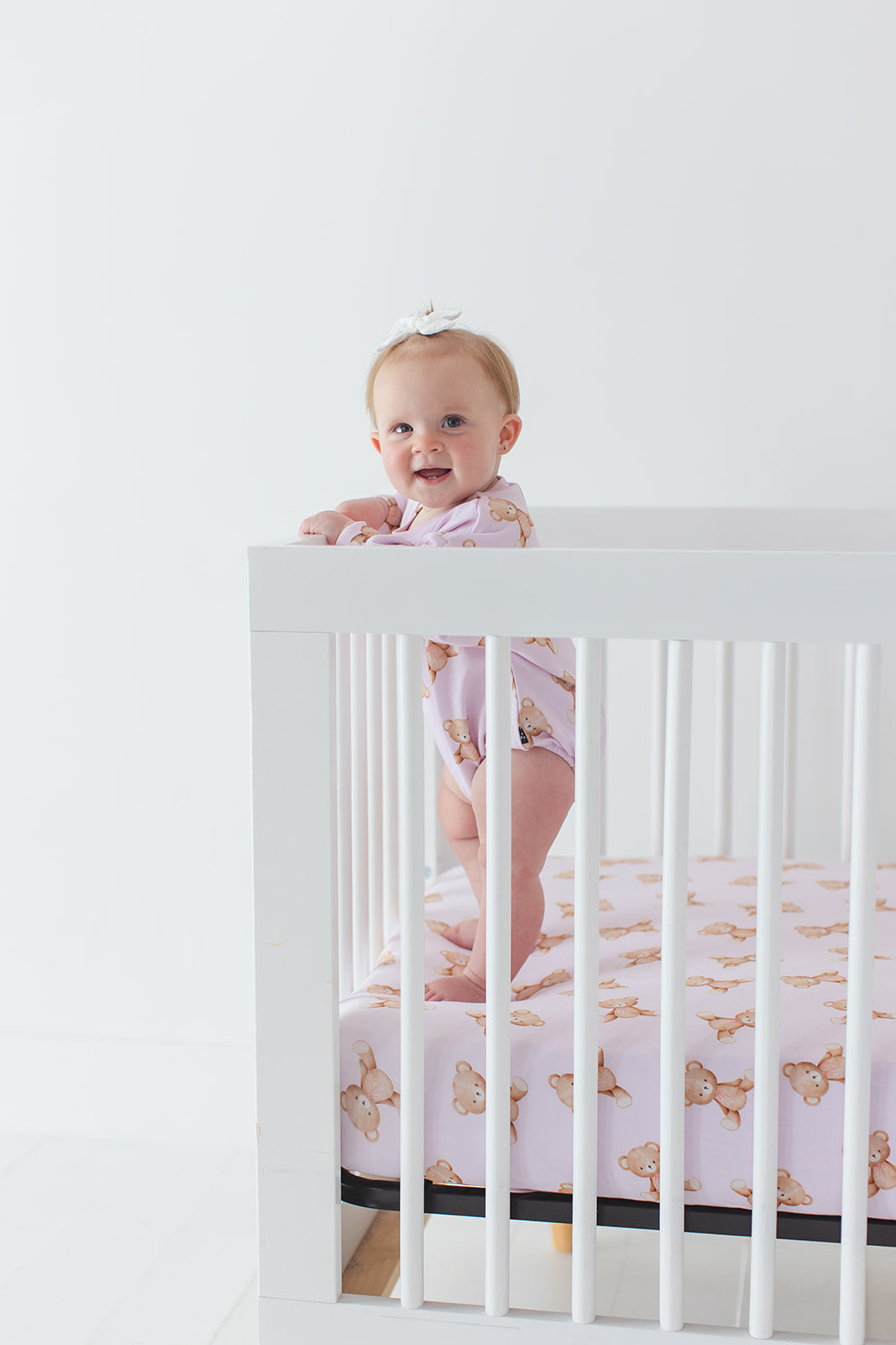 Teddy - Cloud Terry Bubble Romper Blush Lotus