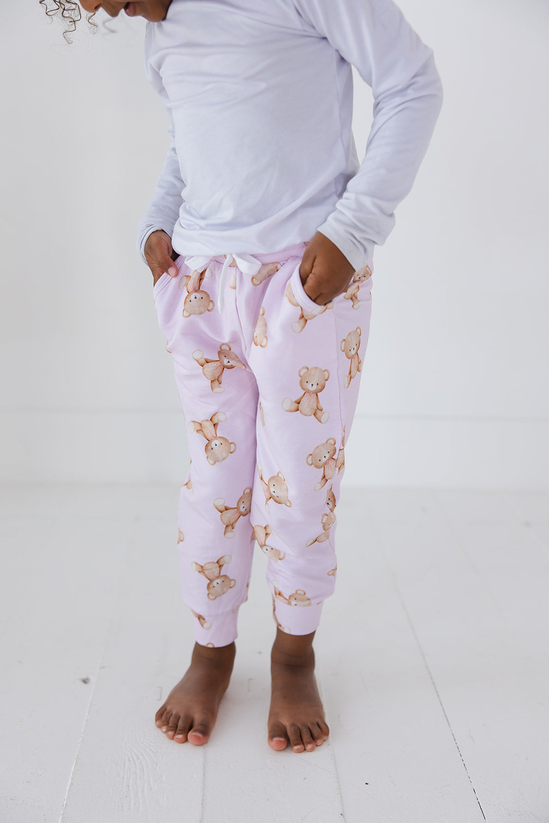 Teddy - Cloud Terry Jogger Blush Lotus