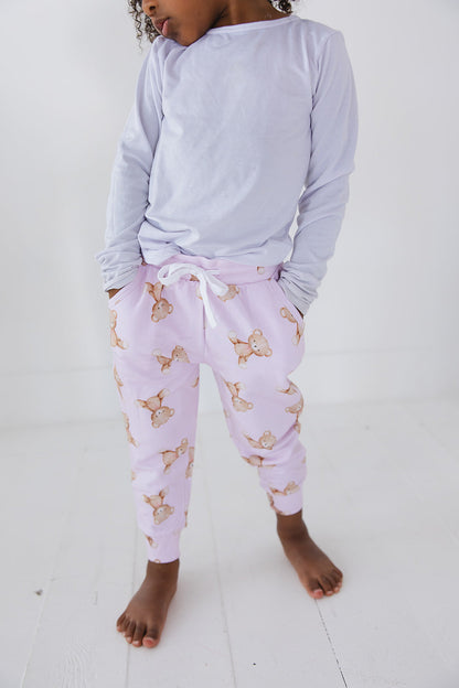 Teddy - Cloud Terry Jogger Blush Lotus