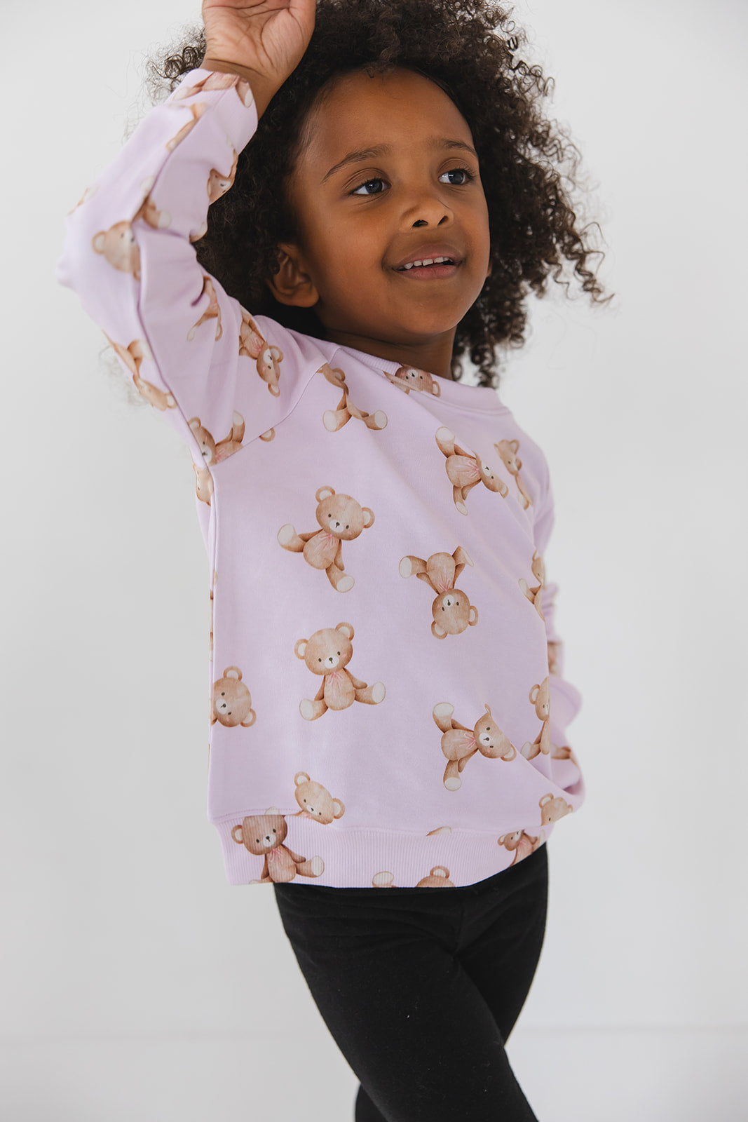 Teddy - Cloud Terry Sweatshirt Blush Lotus