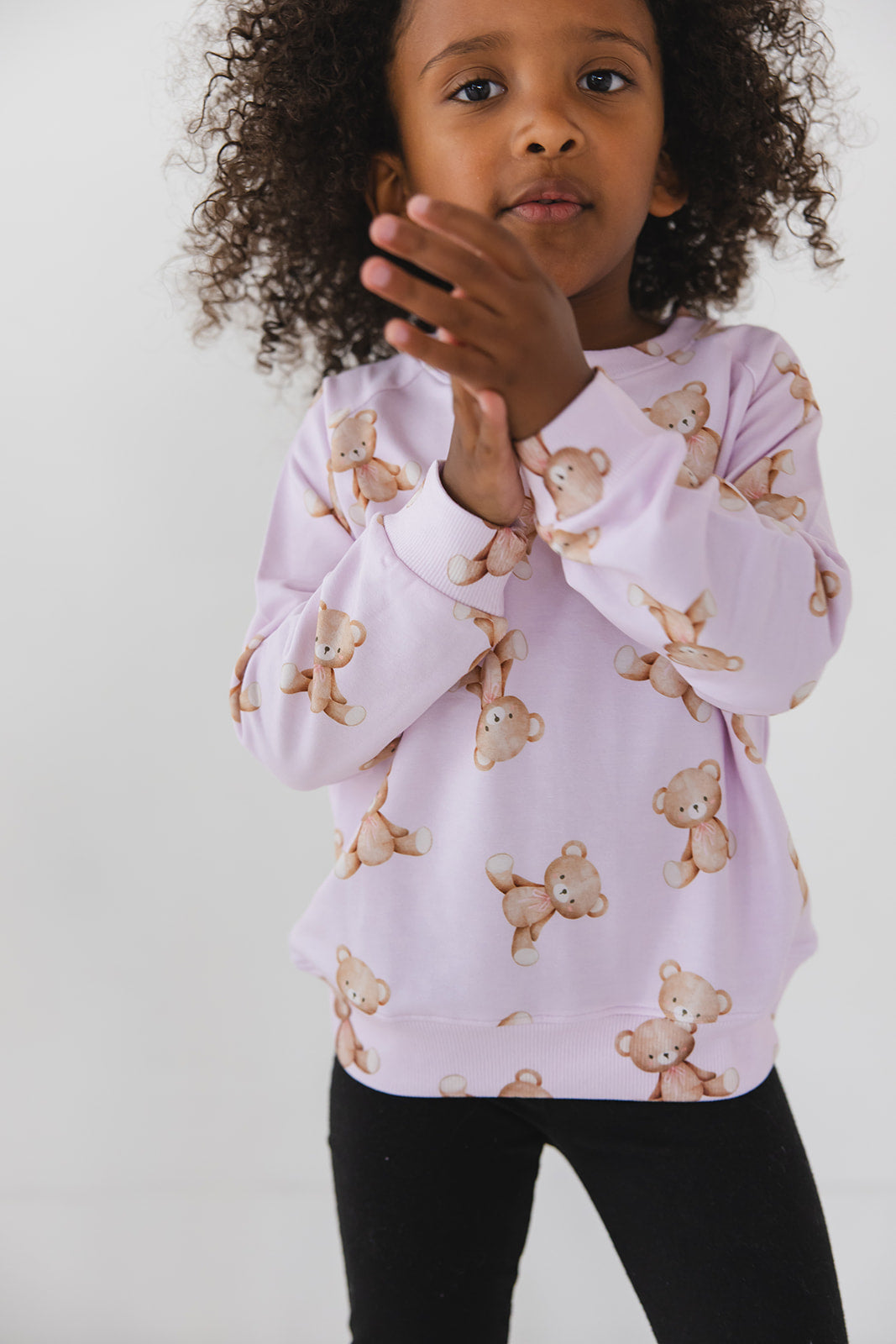 Teddy - Cloud Terry Sweatshirt Blush Lotus
