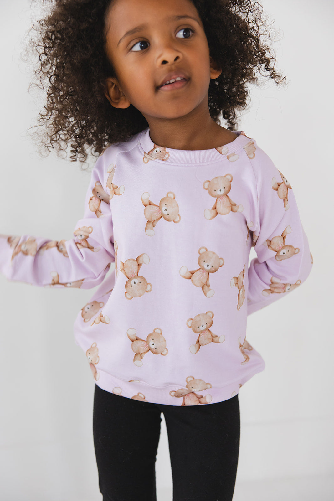 Teddy - Cloud Terry Sweatshirt Blush Lotus