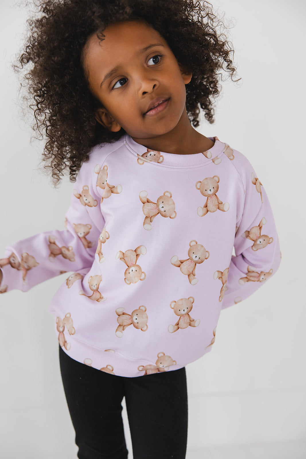 Teddy - Cloud Terry Sweatshirt Blush Lotus