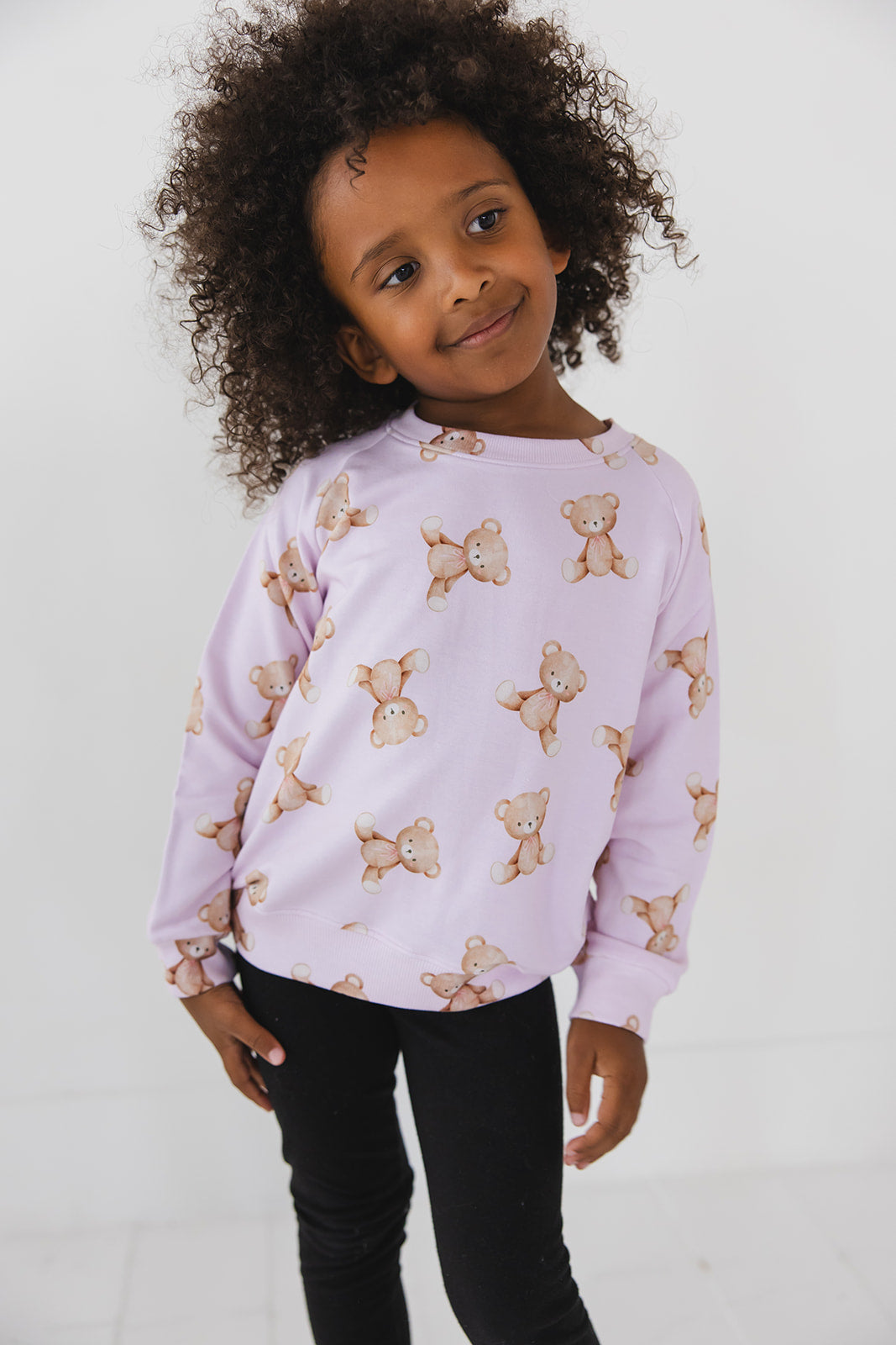 Teddy - Cloud Terry Sweatshirt Blush Lotus