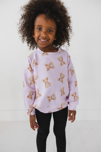 Teddy - Cloud Terry Sweatshirt Blush Lotus