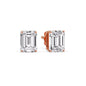 Emerald Cut Diamond Stud Earrings Fascinating Diamonds