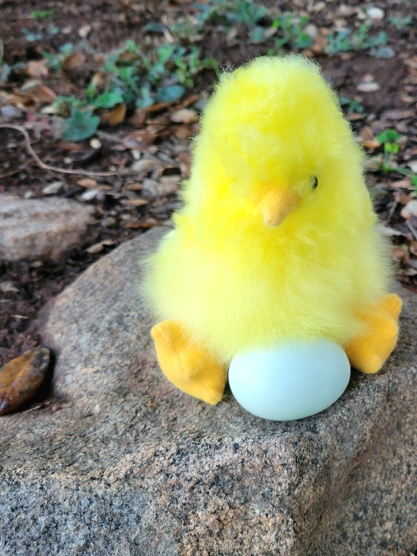 5" Fur Alpaca Yellow Chick Purely Alpaca