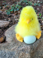 5" Fur Alpaca Yellow Chick Purely Alpaca