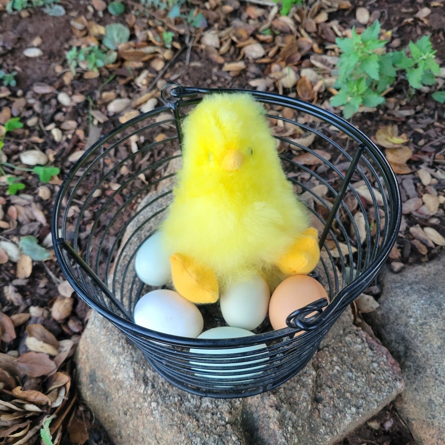 5" Fur Alpaca Yellow Chick Purely Alpaca