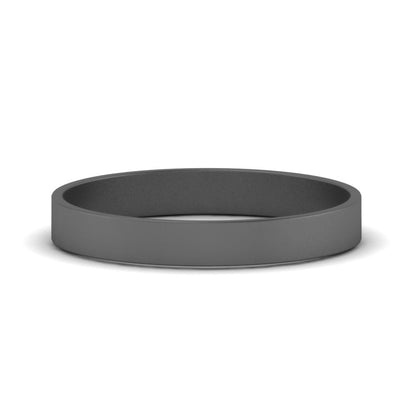 5 mm Flat Gold Wedding Band Fascinating Diamonds