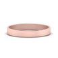 5 mm Flat Gold Wedding Band Fascinating Diamonds