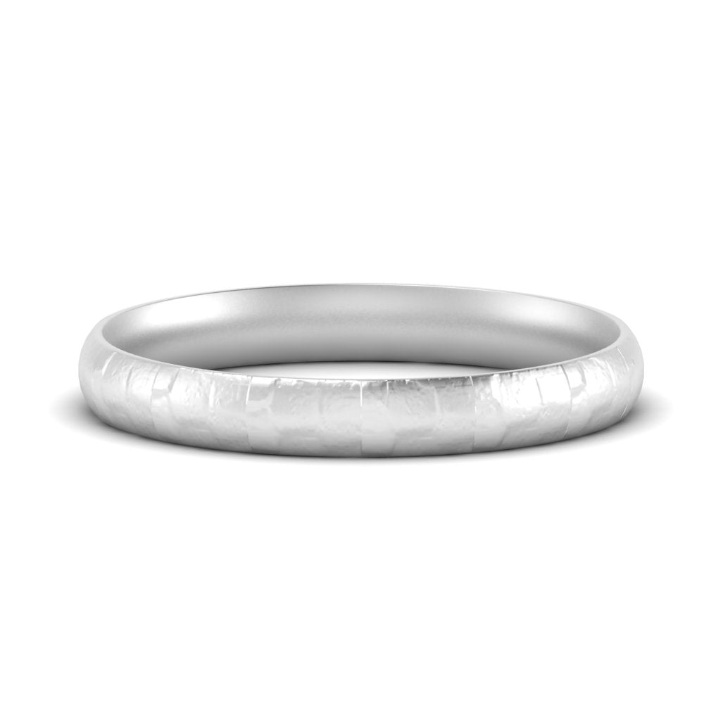 Lightweight Rock Texture Mens Wedding Band Fascinating Diamonds