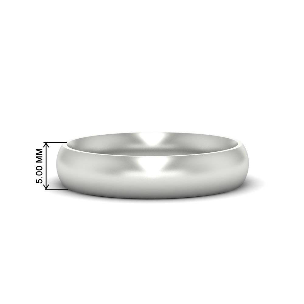 Minimalist Mens Wedding Band Fascinating Diamonds