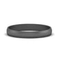 Wedding Band Beveled Edge Matte Fascinating Diamonds