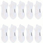 5-Pairs: Casual Ankle Boat Socks With Towel Bottom