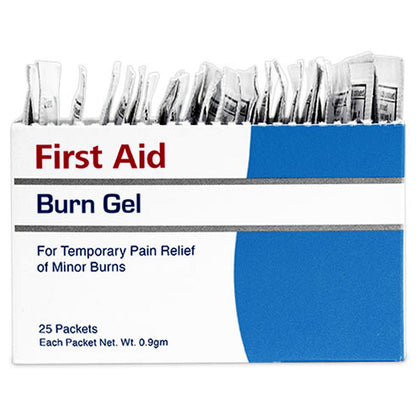 Burn Gel, .9gm Pouch, 25 per box quakekits.com