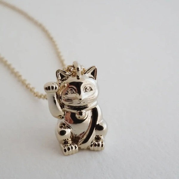 Lucky Cat Charm Necklace Shop Style & More | Fresh Looks, Everyday Deals & Free Shipping