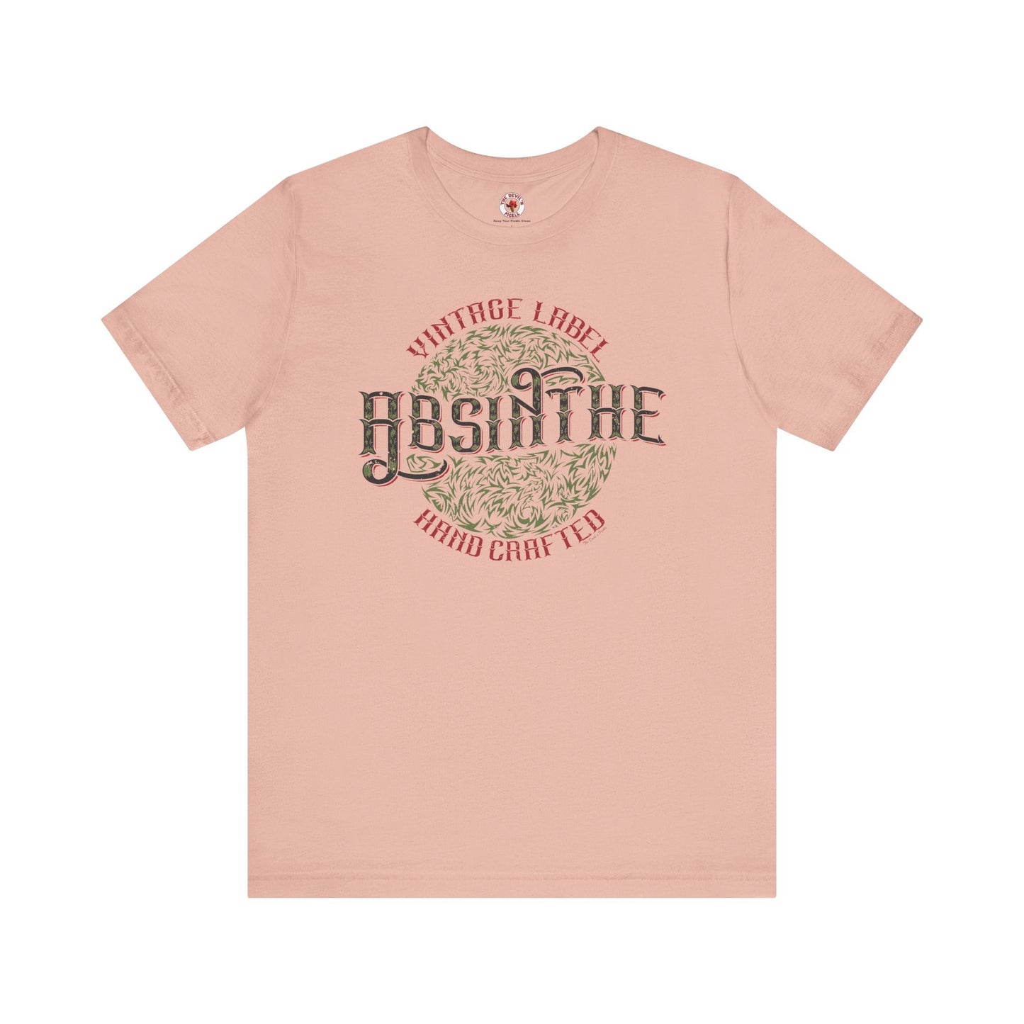 Vintage Label Absinthe T-Shirt The Devil's Pickle
