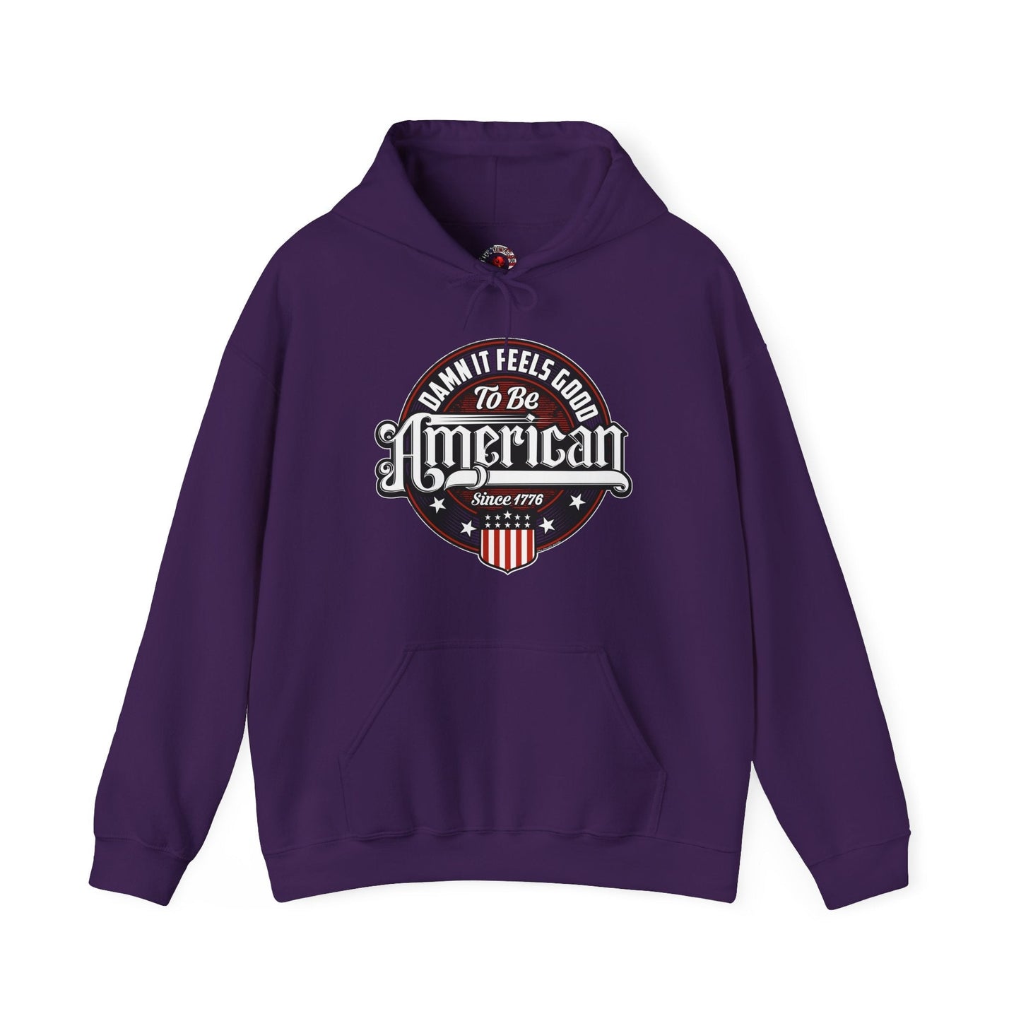 Damn it Feels Good To Be American Hooded Sweatshirt The Devil's Pickle