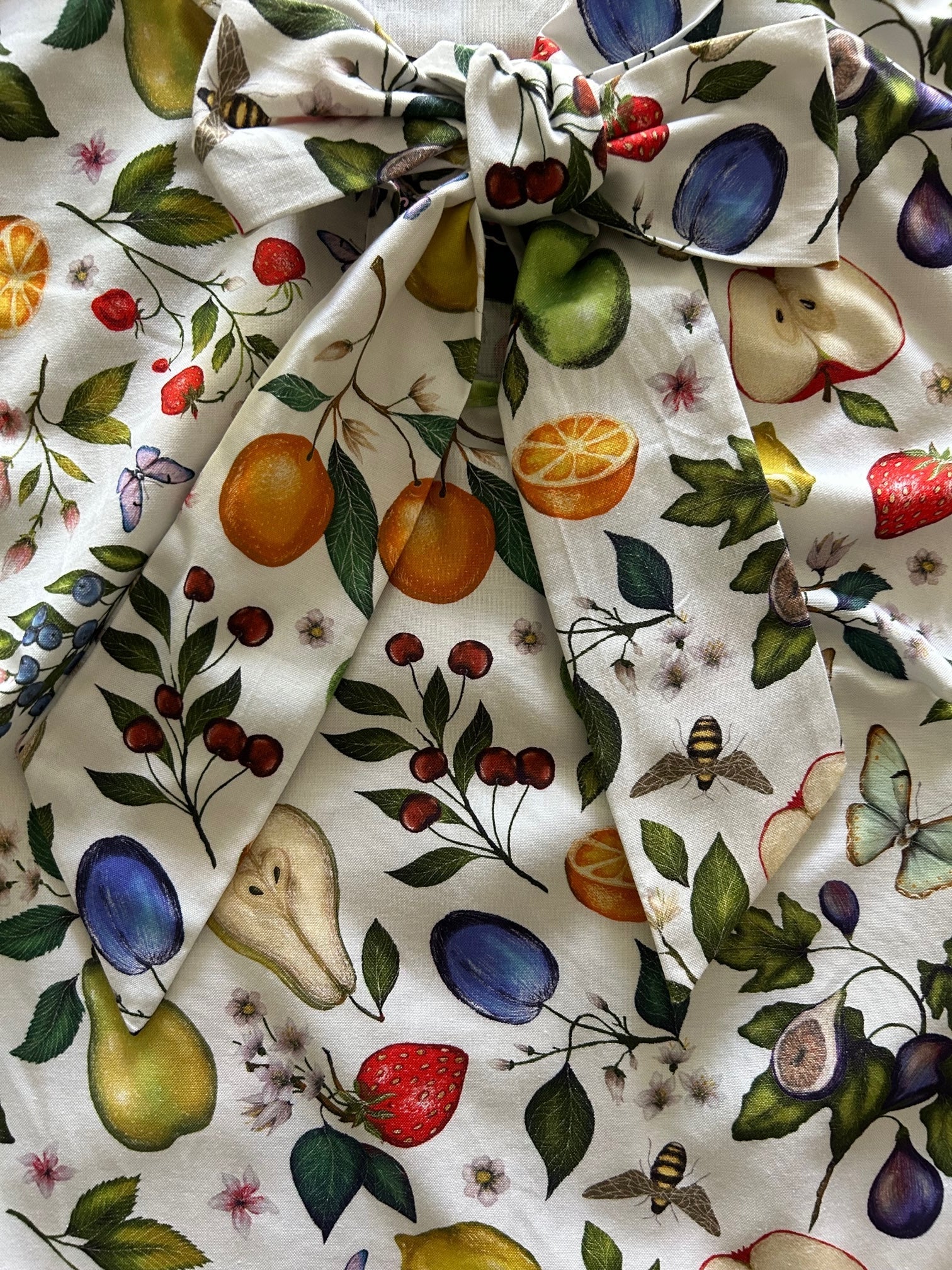 Fruits & Butterflies Bow Top - 4X only Retrolicious