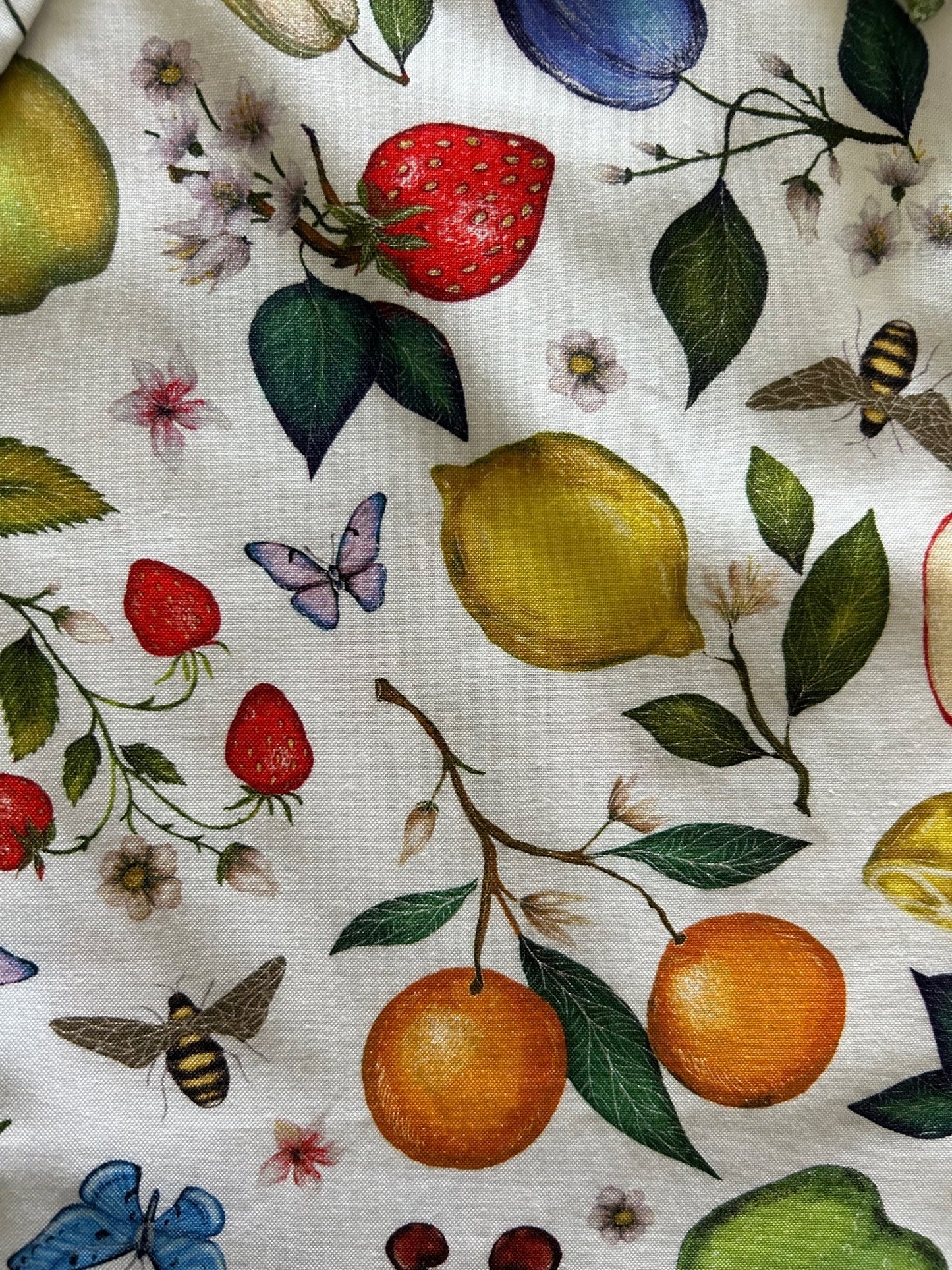 Fruits & Butterflies Bow Top - 4X only Retrolicious