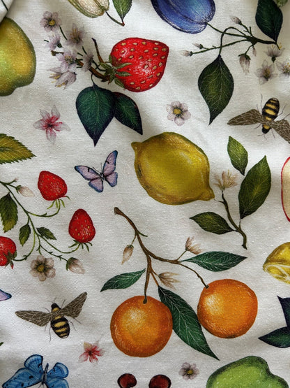 Fruits & Butterflies Bow Top - 4X only Retrolicious
